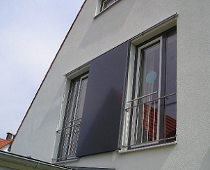 Hintereinanderliegend